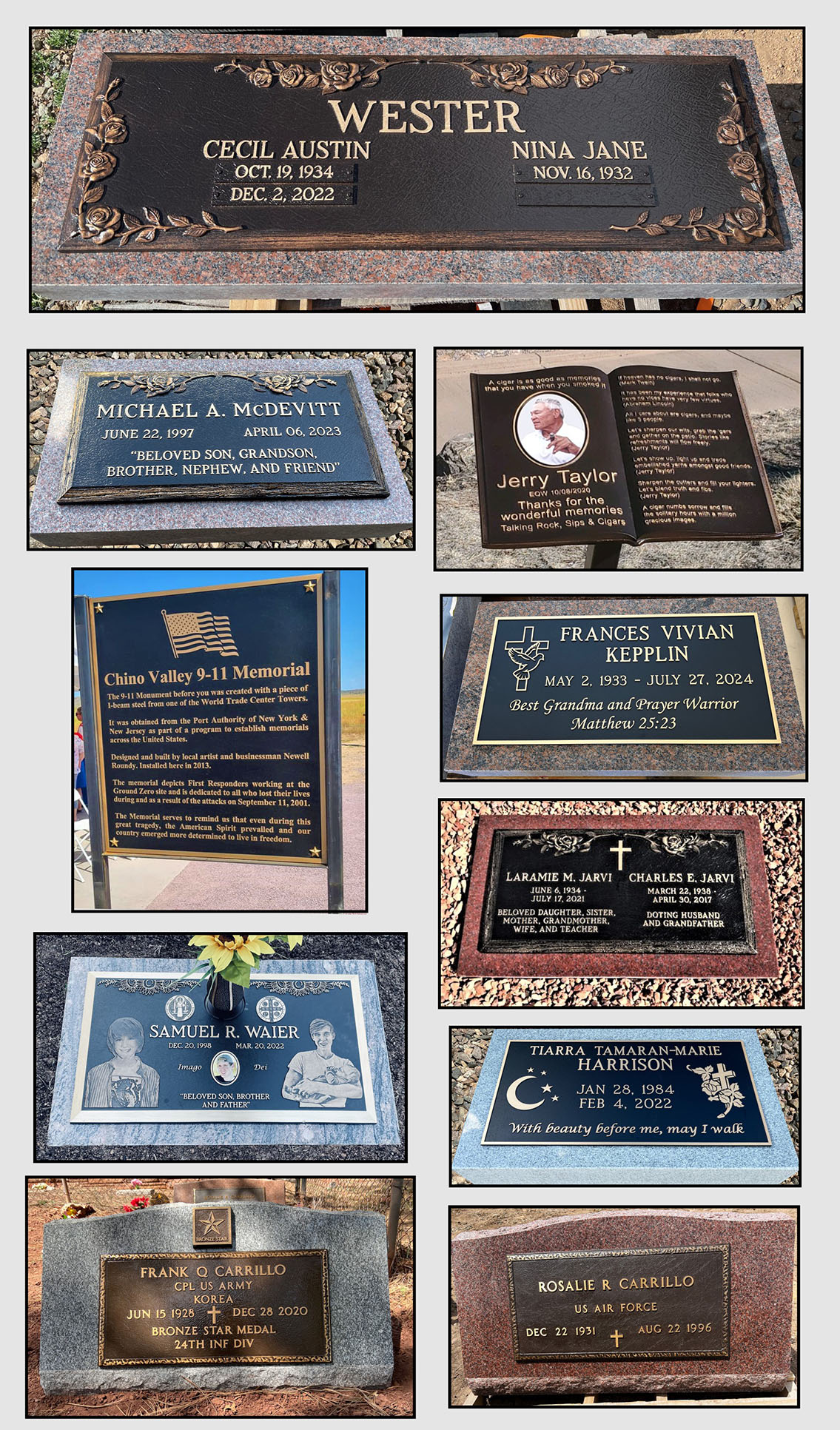 Bronze Plaque PAGE-NOT GALLERY 1